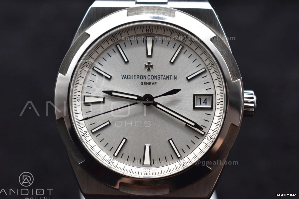 SS Dial Bracelet A on Edition 924 ZF Overseas SS 4500V 1:1 Sleek Silver Best 1222